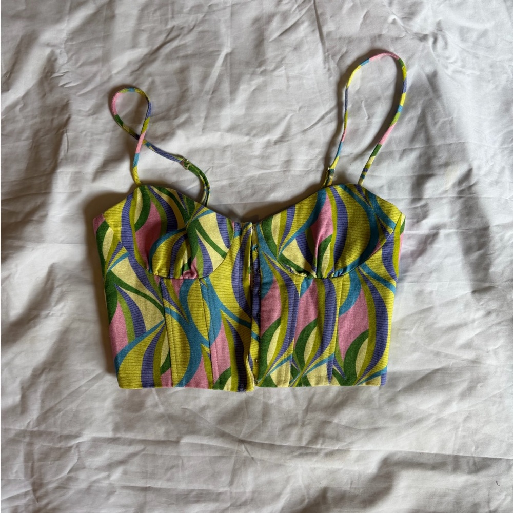 Zara Multicolor Corset Top